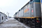 Rear Side view of the two engines that pulled 693 into Churchill Station 